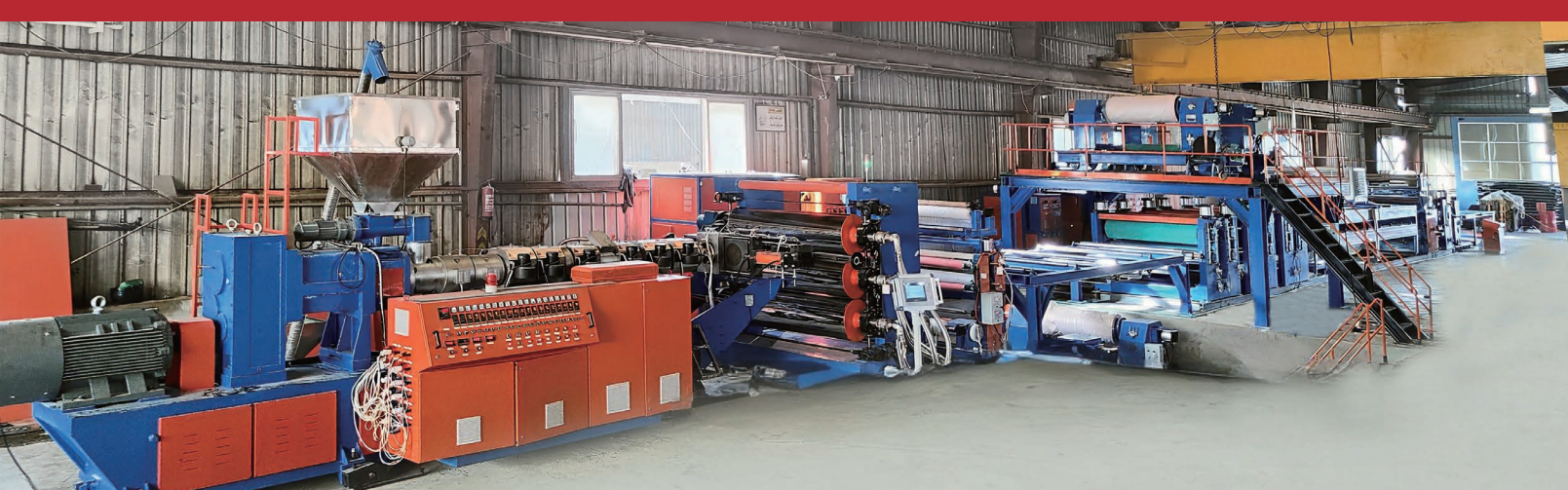 Productielijn van aluminium composiet paneel (ACP).
