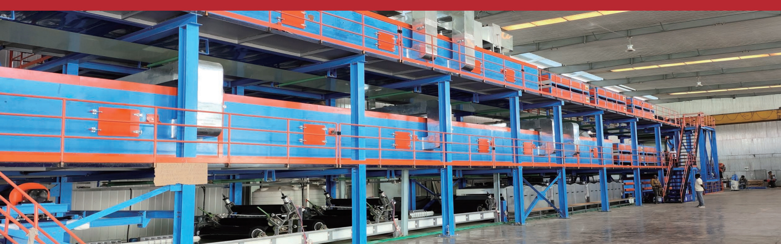 Aluminium drievoudige kleurcoating Dubbele bakproductielijn
