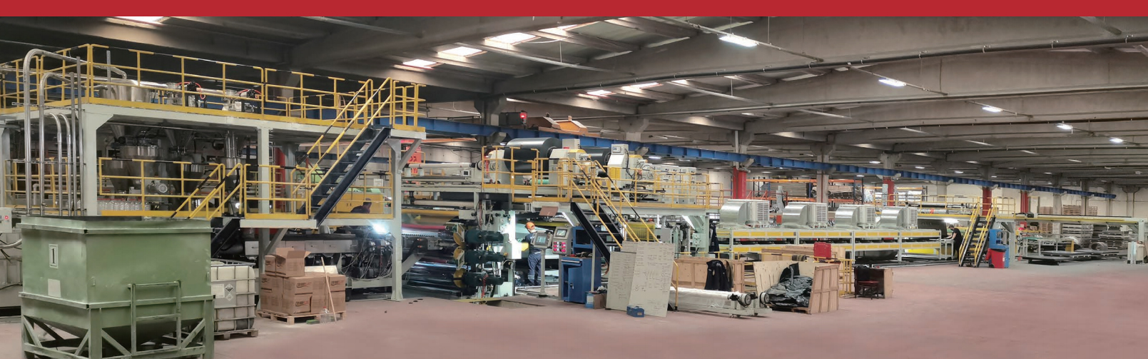 Eénstaps productielijn van hoge klasse B1 FR aluminium composiet paneel (ACP).